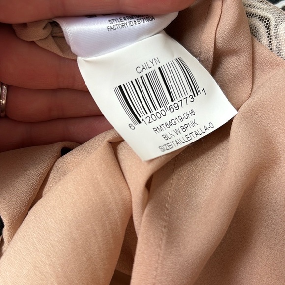 BCBG Maxazria Halter Mosaic Mesh Mini Dress - Picture 11 of 16